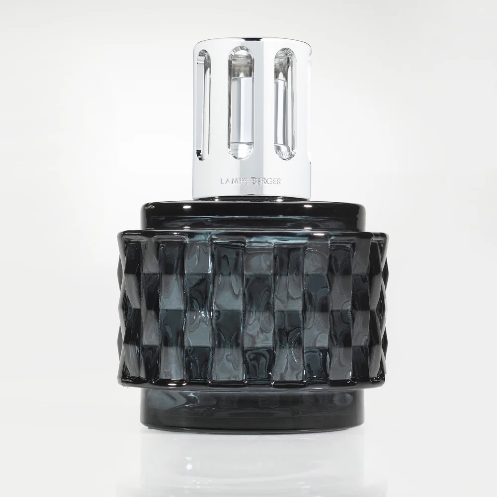 Lampe Cofanetto VARIATION Gris - Velours d'Orient - Lampeboks, Katalytisk lampe