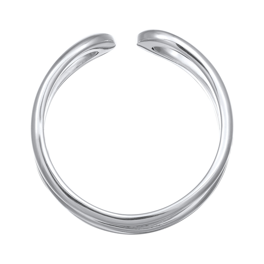 Elli PREMIUM Elli PREMIUM Bague Femmes Ouvert Géo Moderne Ajustable en argent sterling 925 Bague
