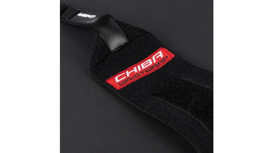 Chiba Fitness Unisex Handgelenksbandage, schwarz, onesize