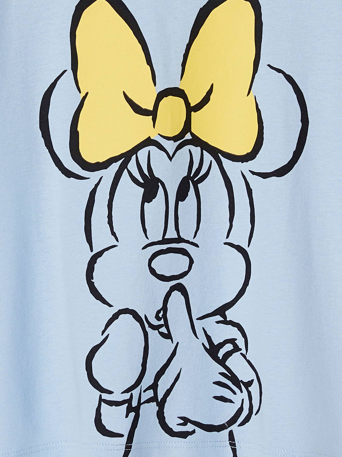 T-shirt fille manches courtes DS® Minnie bleu ciel