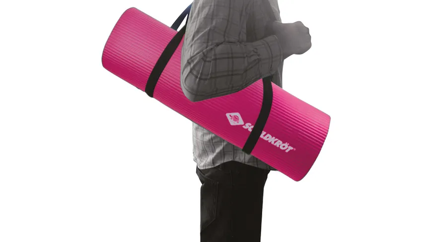 Schildkröt-Fitness - Fitnessmatte 10mm Pink, mit Tragegurt