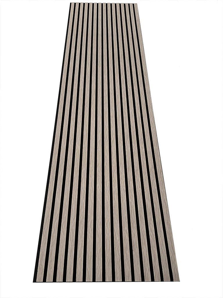 JANGAL Wandpaneel Wandpaneel Smart 10006 Grey Oak Furnier (2440x600x10mm), BxL: 600x2440 cm