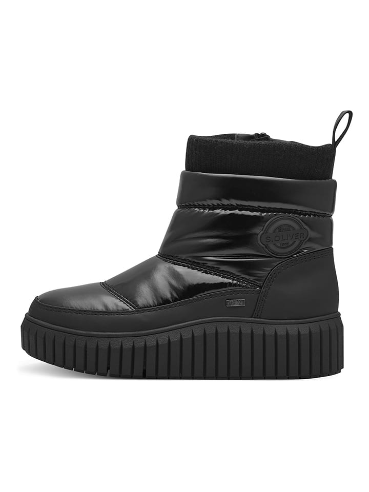 s.Oliver Winterboots in Schwarz günstig kaufen