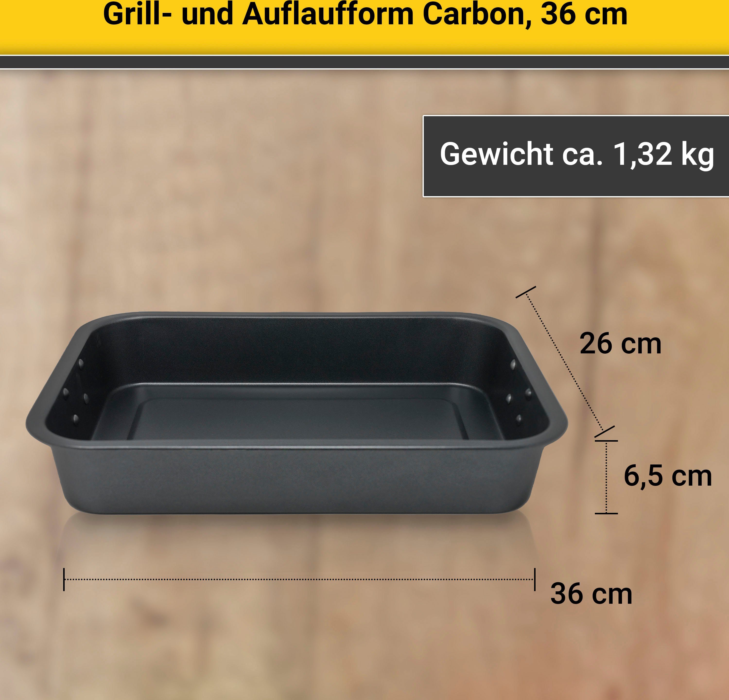 Krüger Auflaufform, Stahl, (1-St)