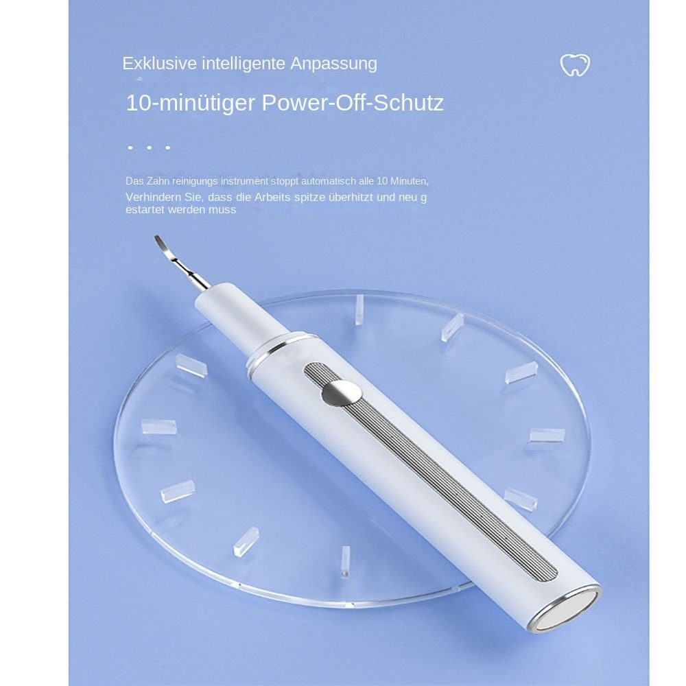 Yoyaxi Zahnpflege-Set Zahnreinigungsset mit 2 Modi und 3 Reinigungsköpfen, 1-tlg., Pflege der Zähne zu Hause mit Tartar Remover für Menschen