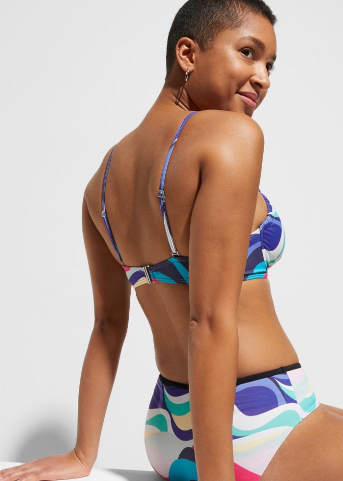 Bügel Bikini Oberteil aus recyceltem Polyamid