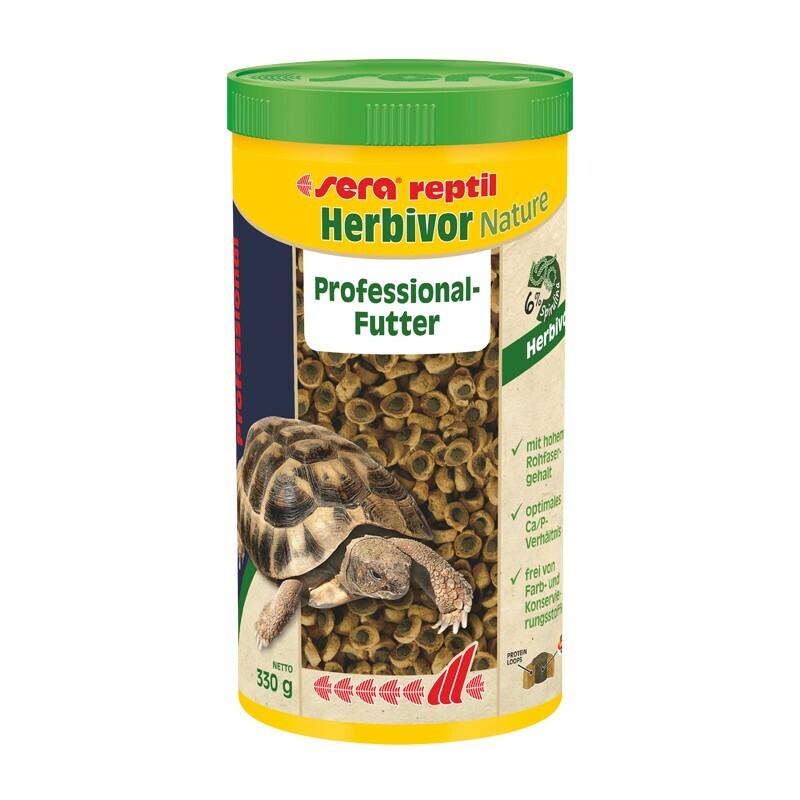 Sera Ergänzungsfutter Sera reptil Professional Herbivor 1l