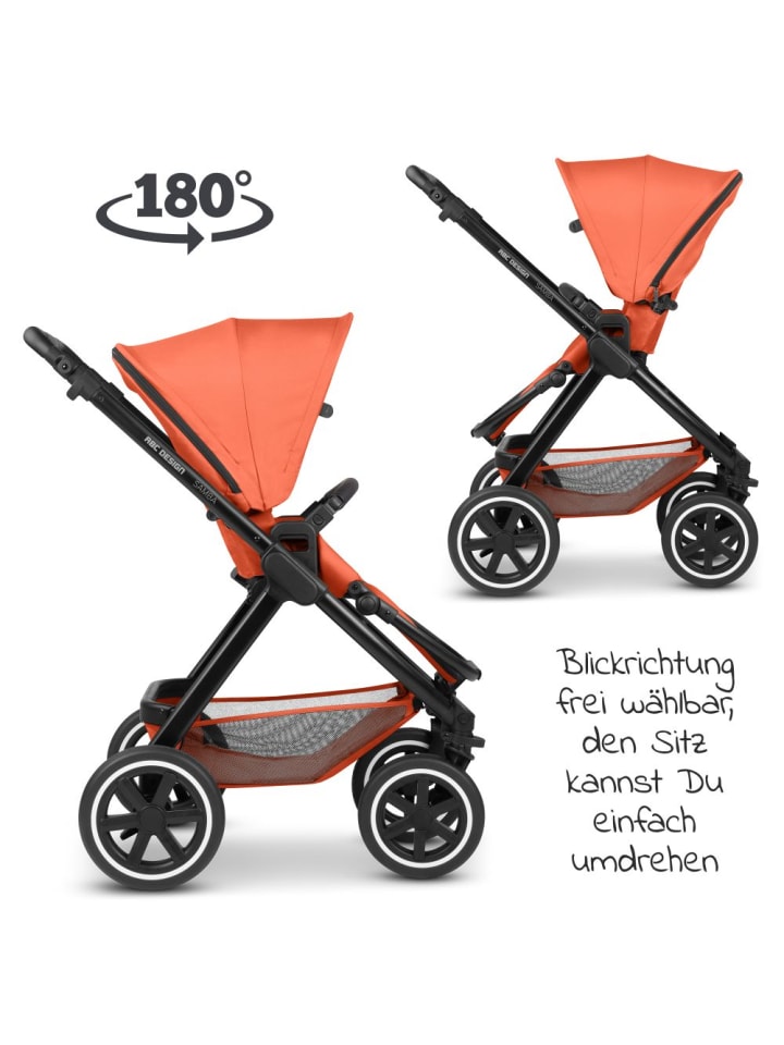 ABC-Design Buggy & Sportwagen Samba mit Sportsitz (ab ca. 9 in orange,schwarz günstig kaufen onesize