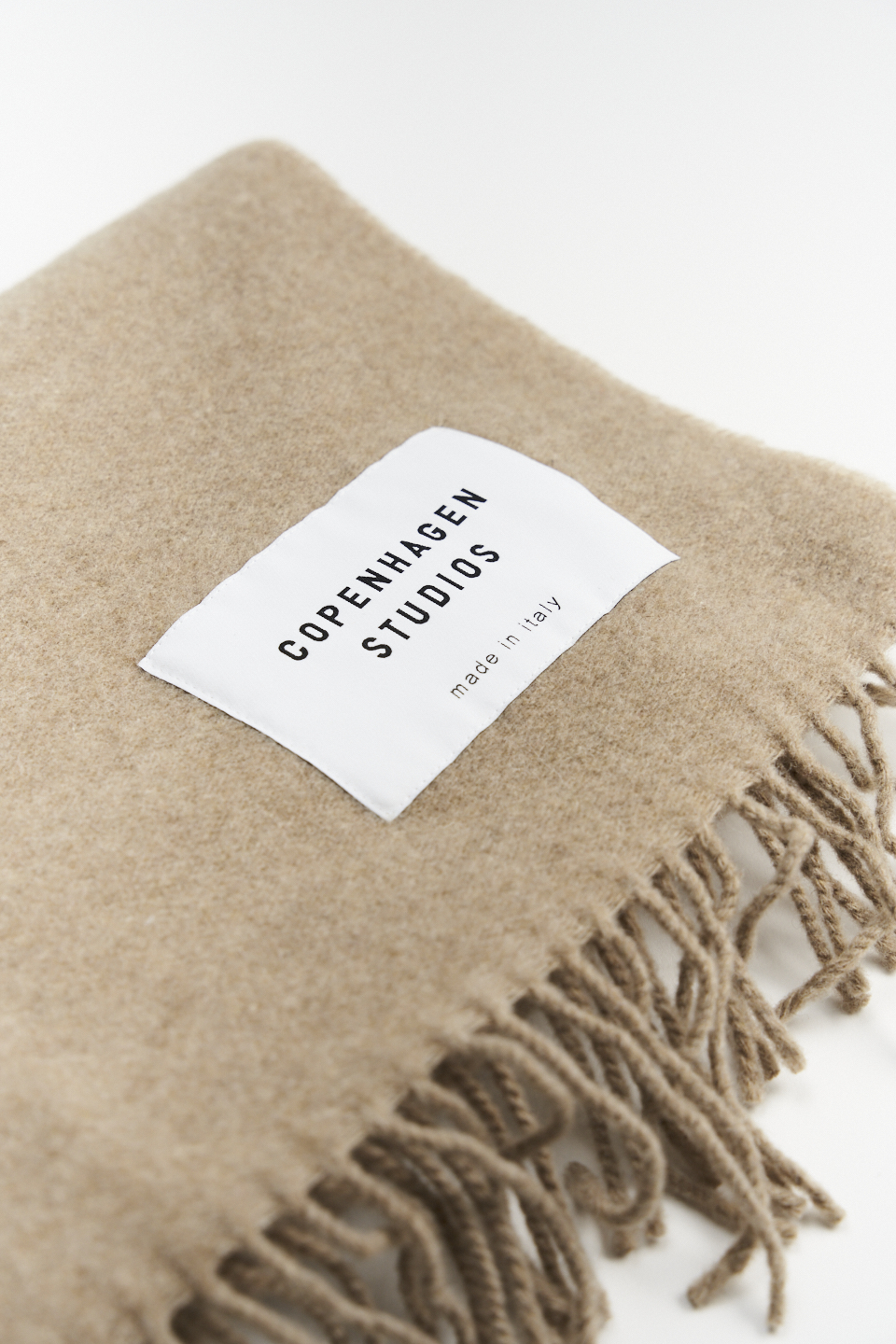 CPH SHAWL 6 wool mix camel