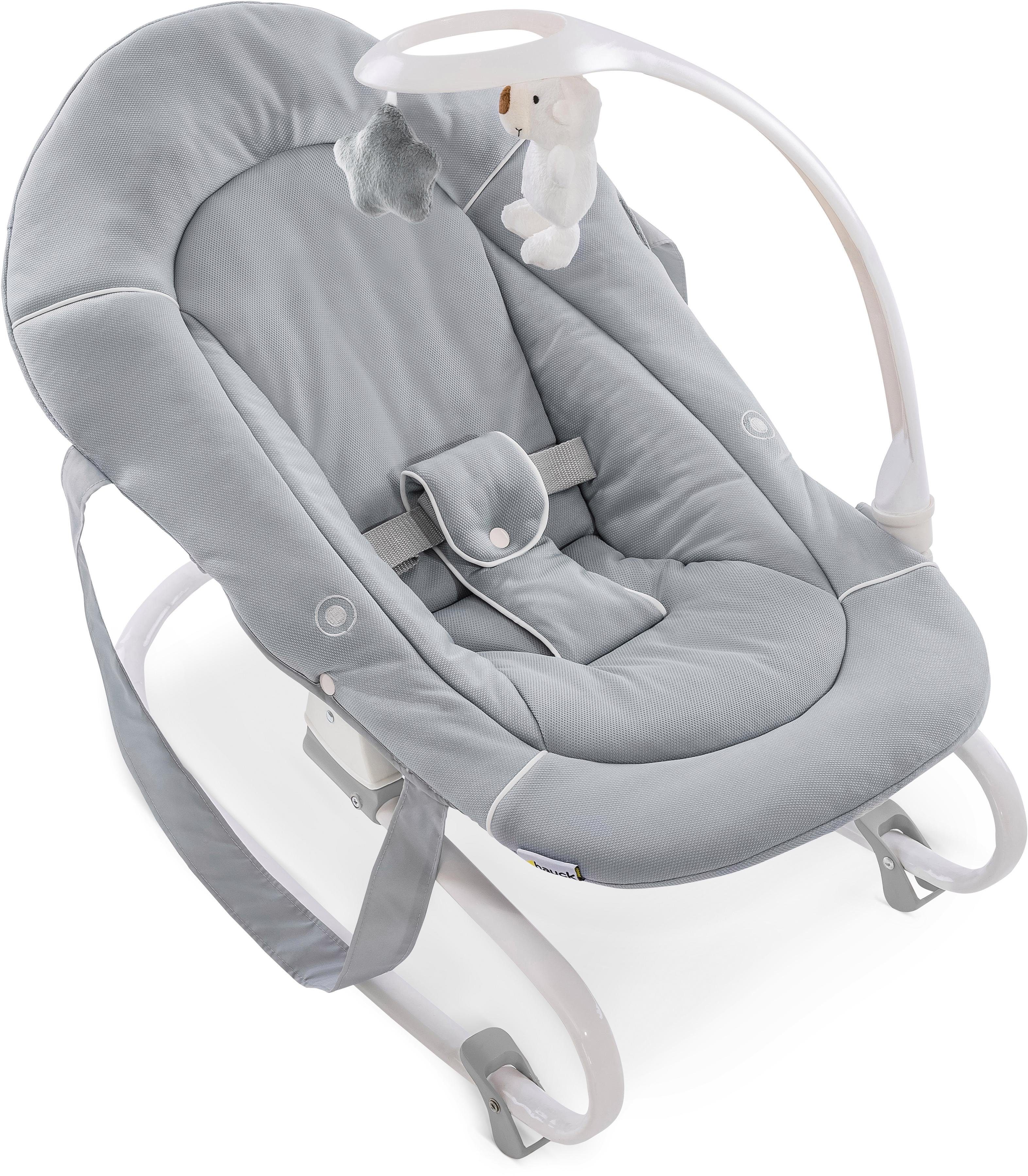 Hauck Hochstuhl Sit N Relax 3in1, stretch grey, mit 2 Aufsätzen