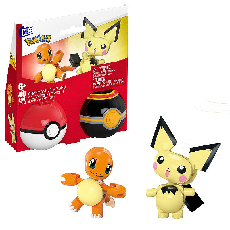 Pokemon Charmander & Pichu Mega Pokemon
