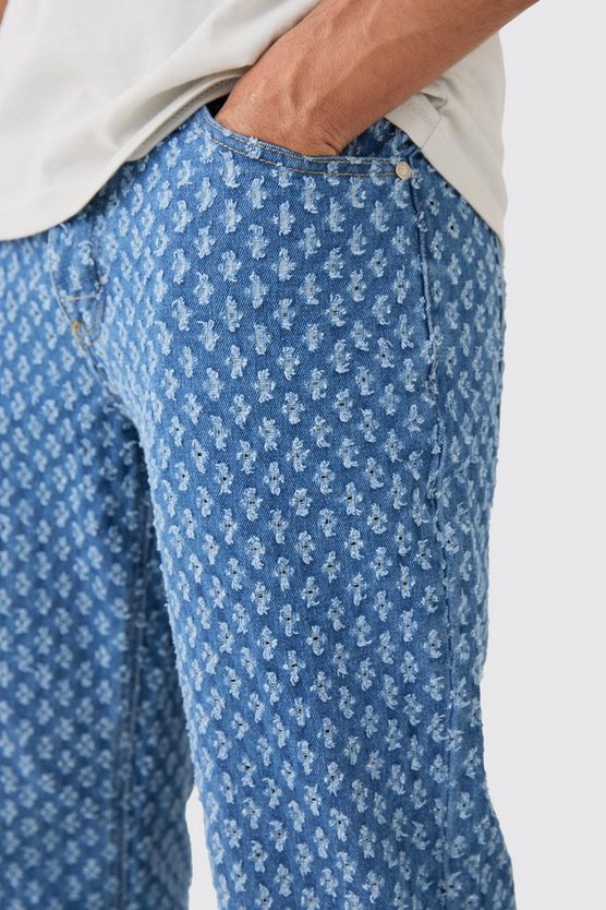 Lockere Jeans mit Rissen