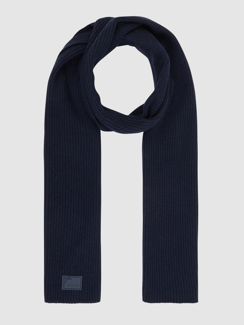 Schal mit Yak-Anteil Modell 'Amanda' in marineblau