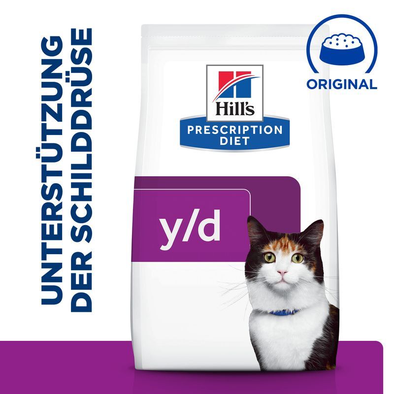 Hill's Leber & Schilddrüse Hill's Prescription Diet Thyroid Care y/d Original 3 kg