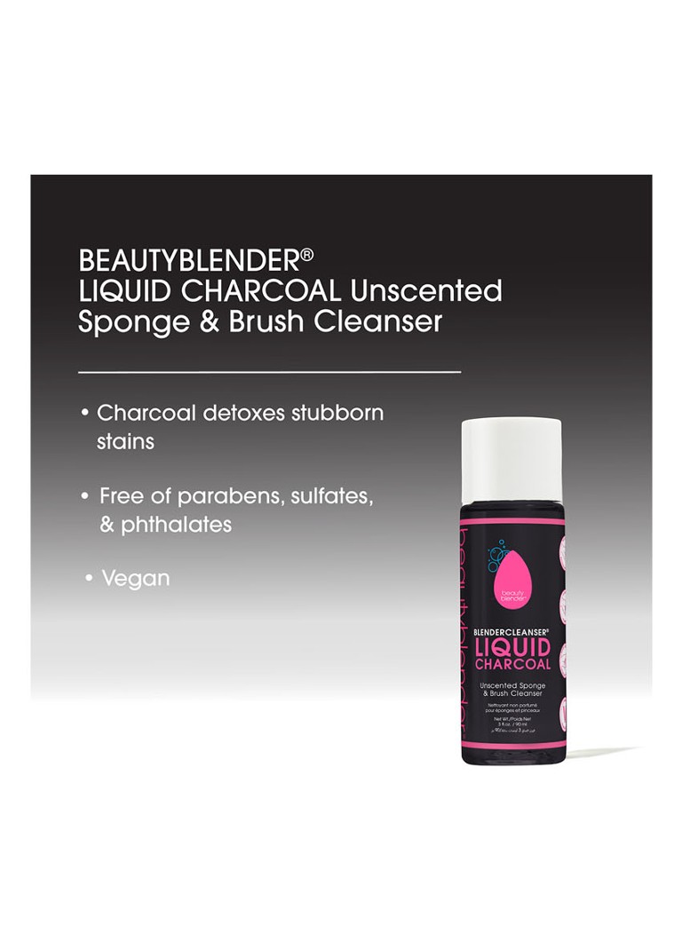 Beautyblender Blendercleanser Demachiant Lichid cu Cărbune Activat - Burețel demachiant