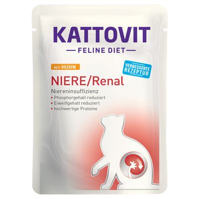 Sparpaket Kattovit Niere/Renal Pouches 24 x 85 g
