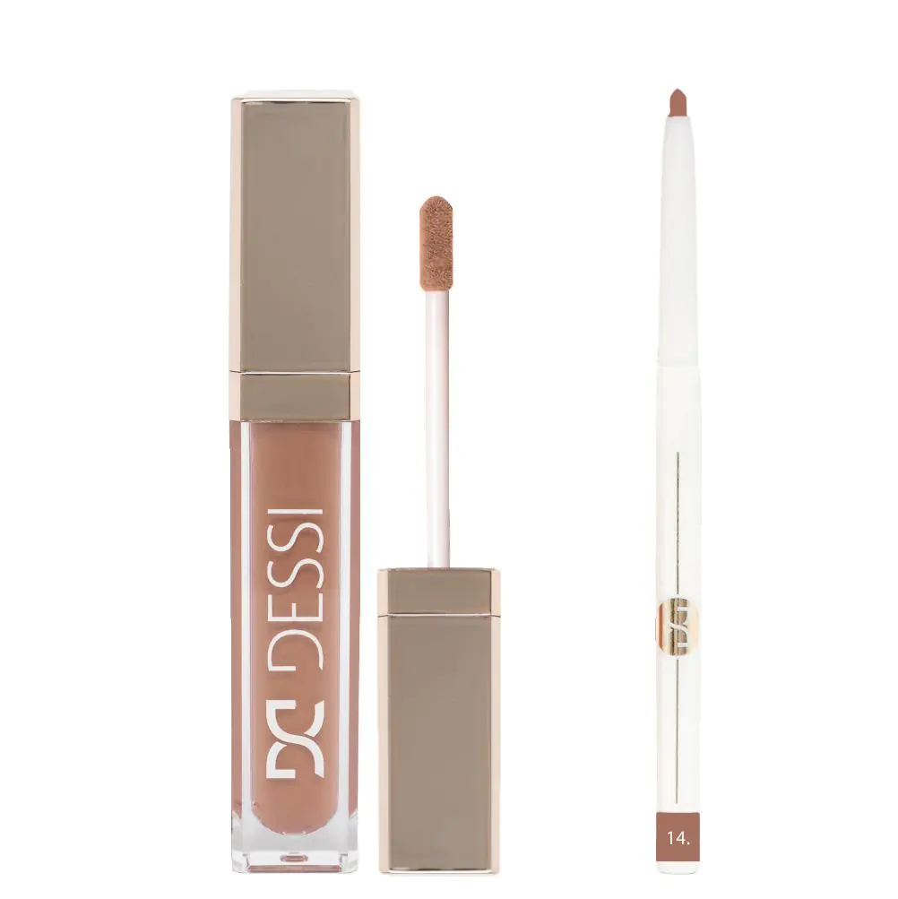 Dessi Cosmetics Lip Kit ruž za usne 18 Cheers + olovka za usne 14