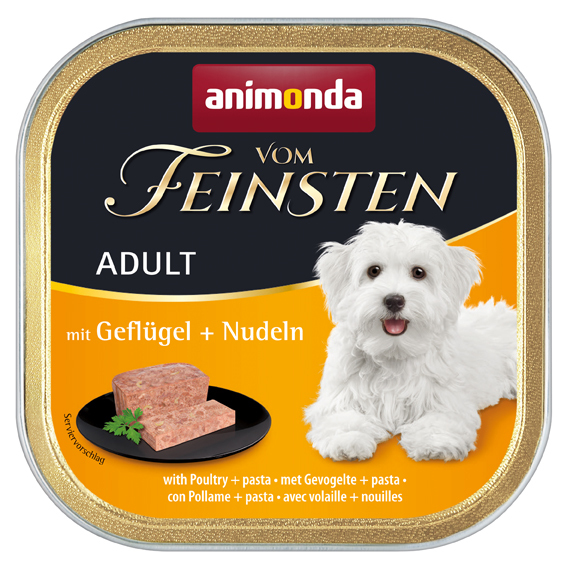 Animonda Hundenassfutter Animonda Vom Feinsten Adult 22x150g Geflügel & Nudeln