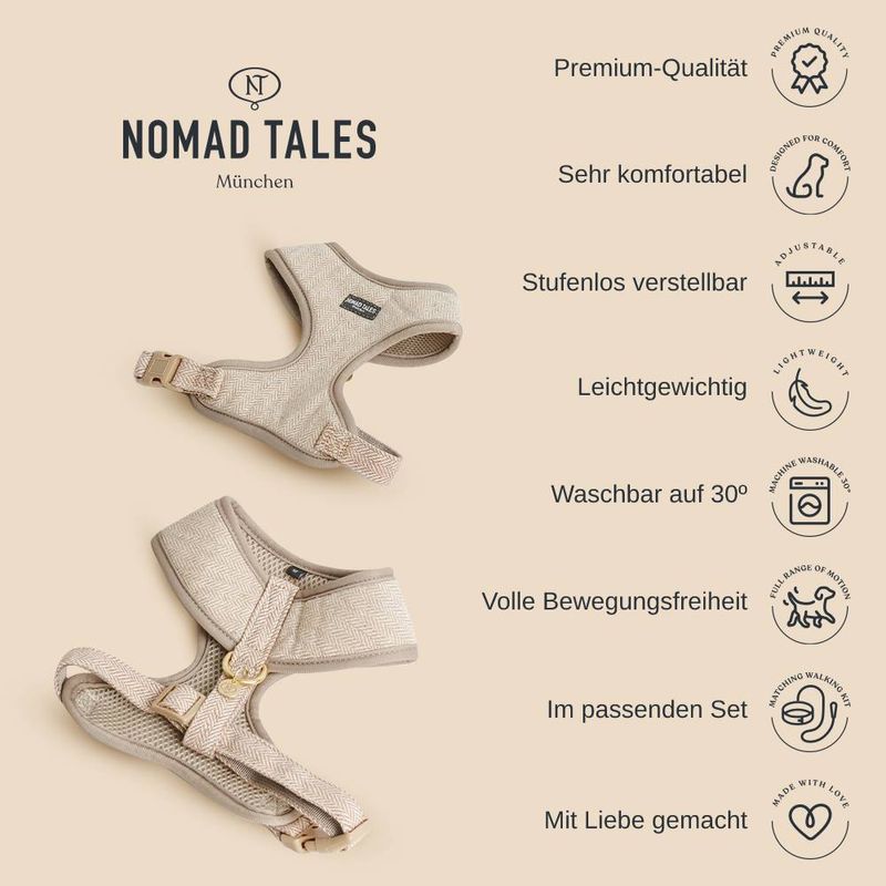 Nomad Tales Calma Geschirr, ebony zu TOP-Preisen
