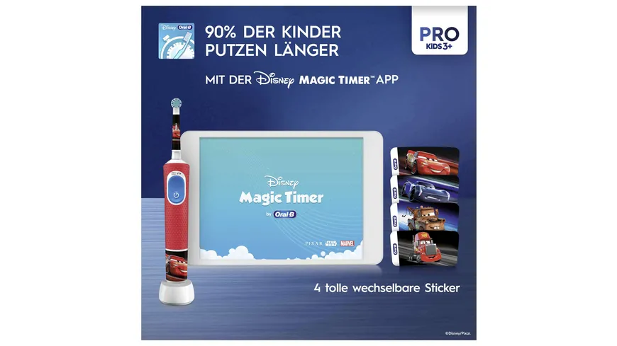 Oral-B Vitality Elektrische Zahnbürste Pro 103 Kids Cars