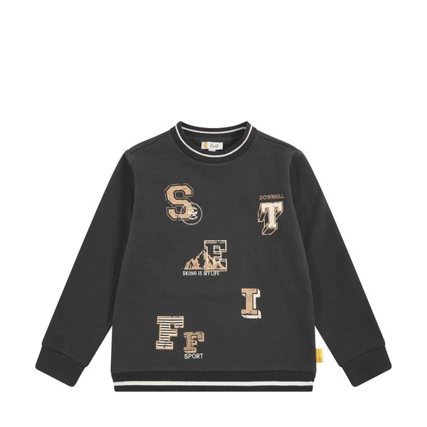 Sweatshirt, schwarz für Jungs
