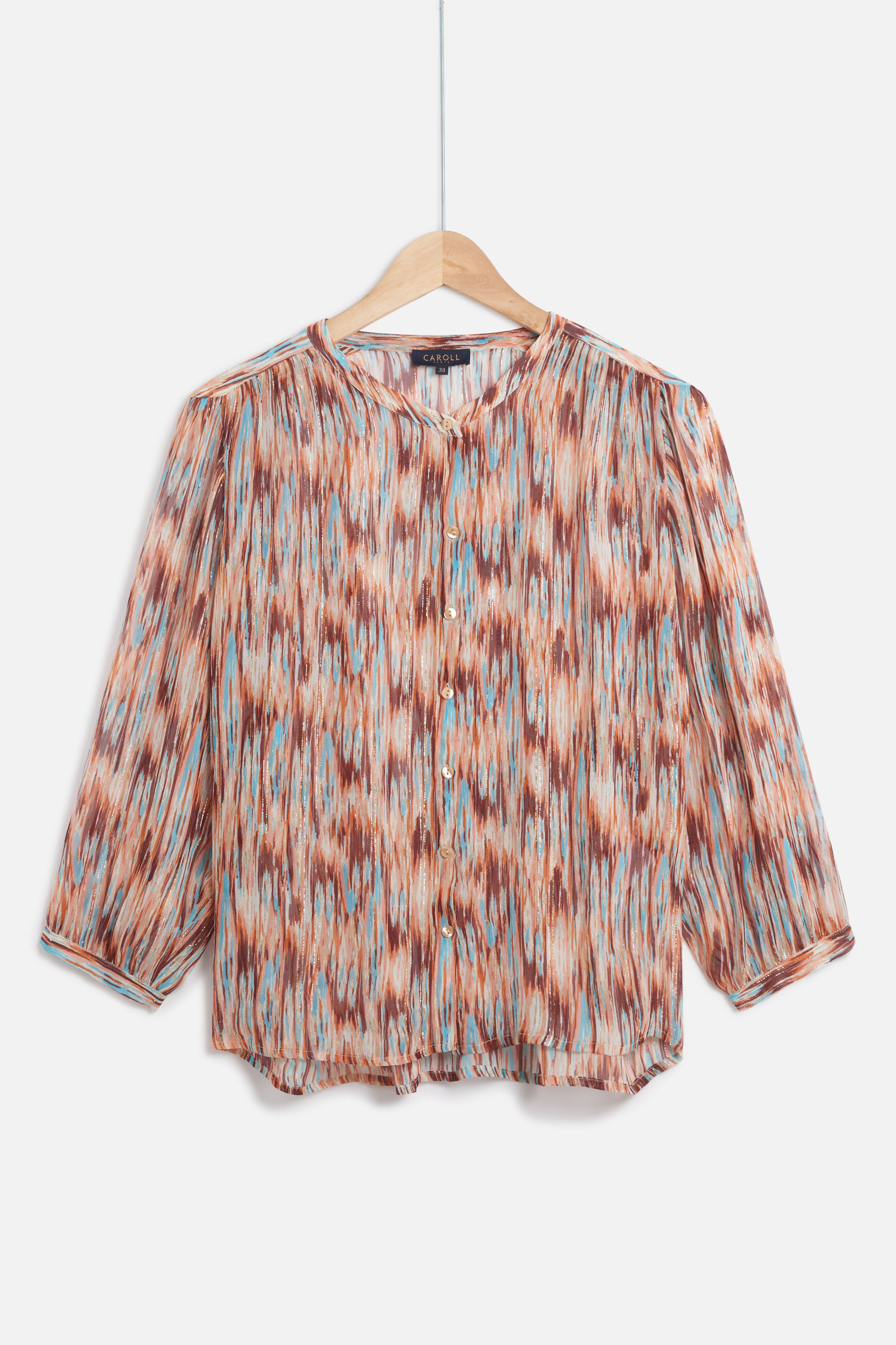 chemisier monica orange femme