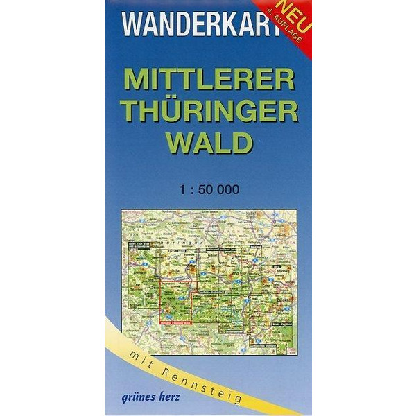 Mittlerer Thüringer Wald 1 : 50 000 Wanderkarte - Wanderkarte