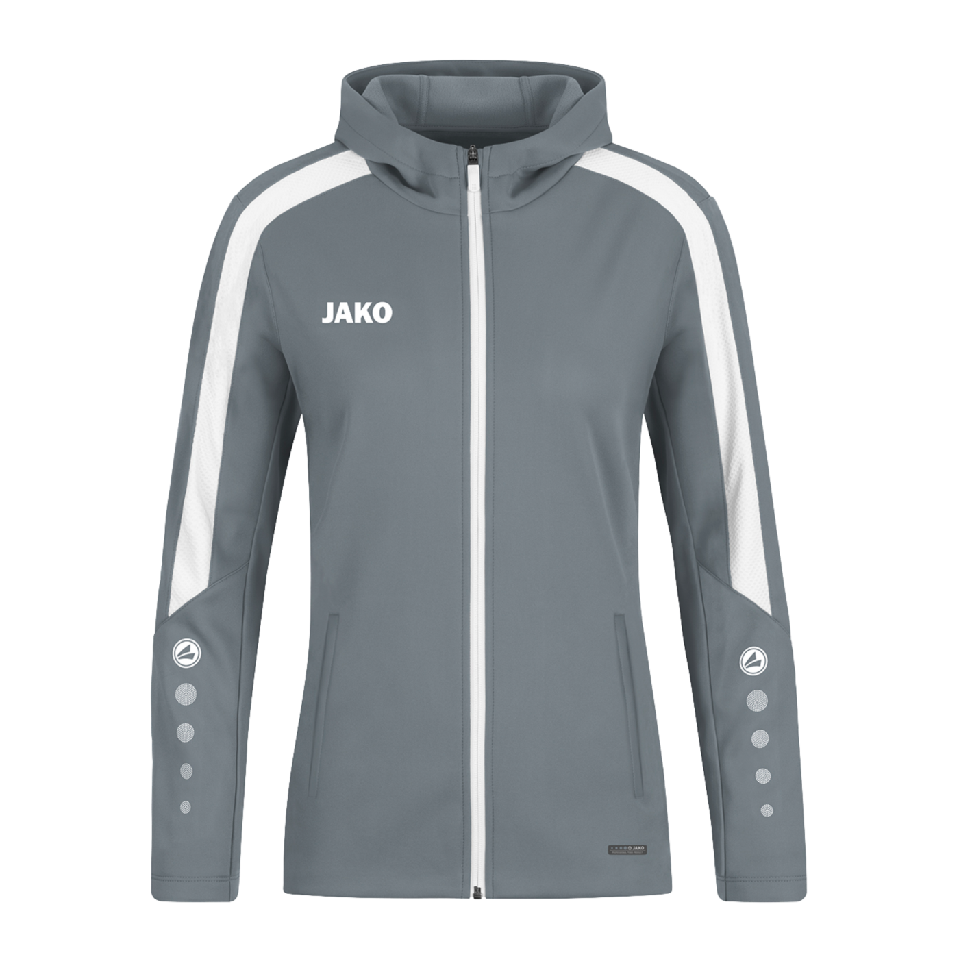 JAKO Power Kapuzenjacke Damen Grau F840
