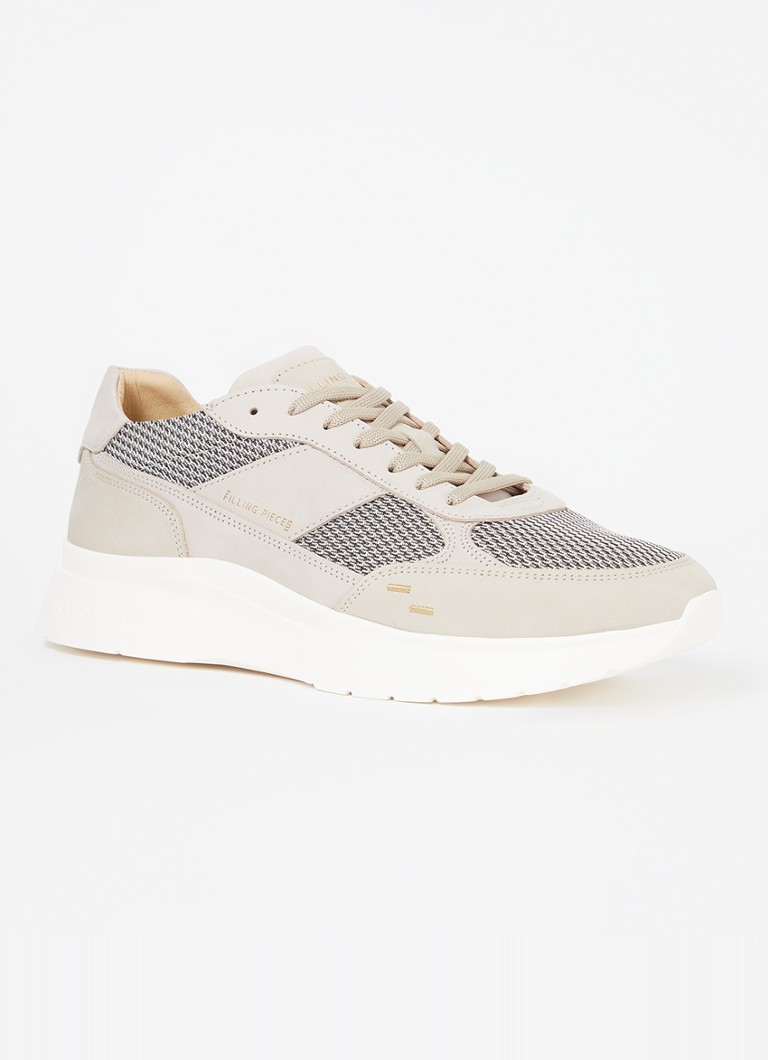 Buty sportowe z siateczki Filling Pieces Jet Runner z detalami z nubuku