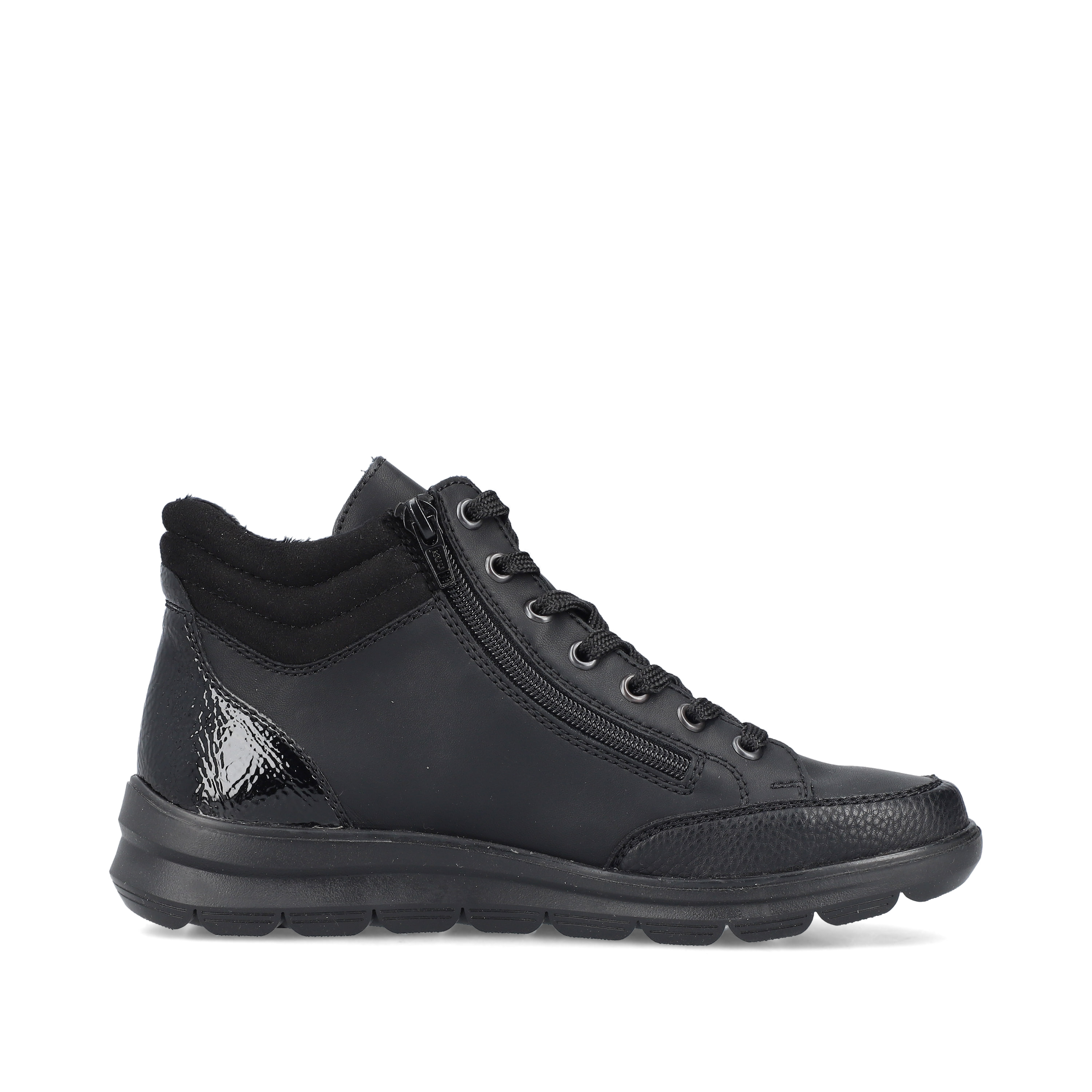 Rieker Damen Schnürschuhe tiefschwarz