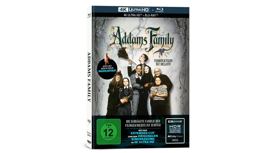 Addams Family - 2-Disc Limited Collector's Edition im Mediabook  (4K Ultra HD) (+ Blu-ray)