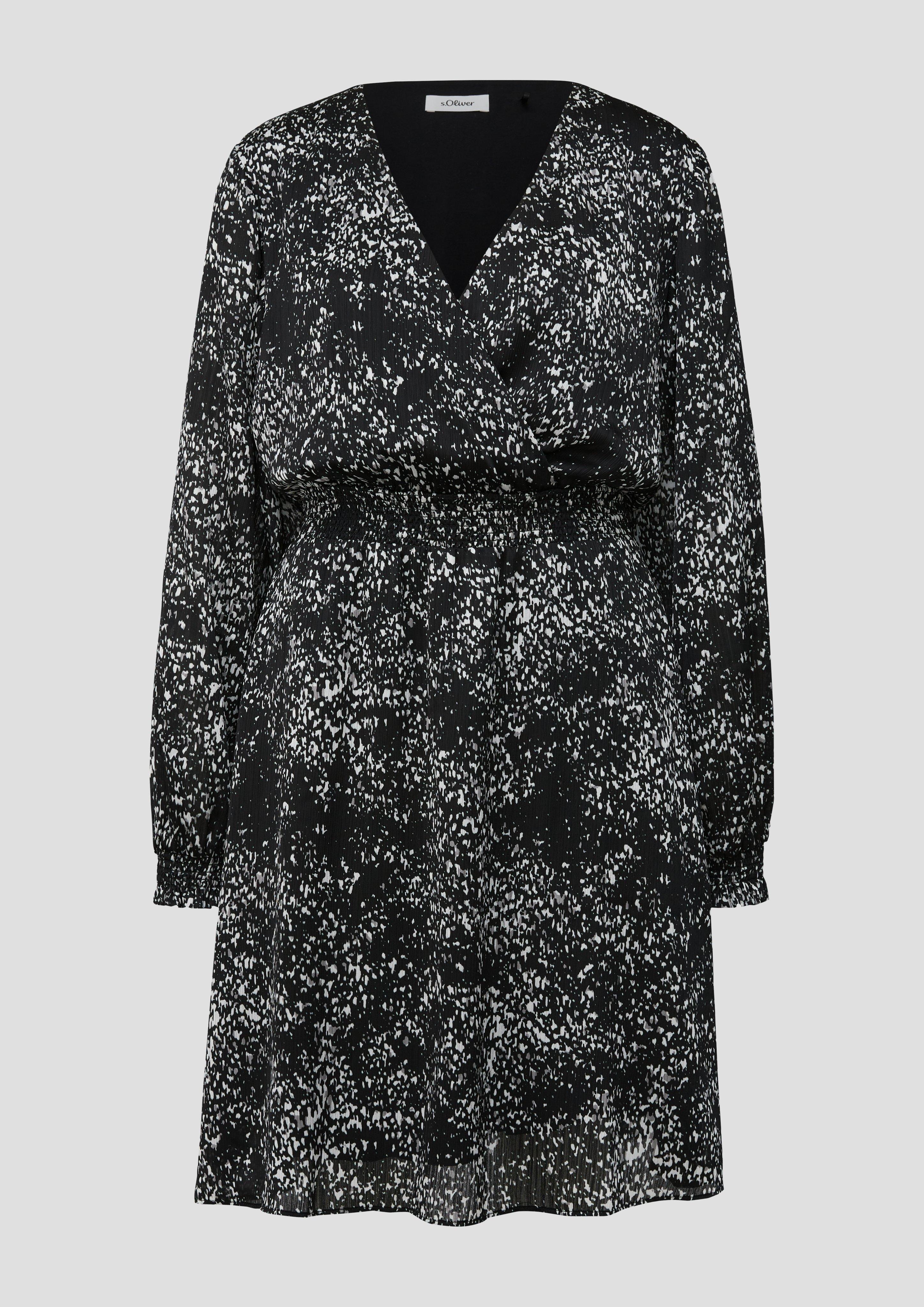 Kurzes Kleid in Wickel-Optik  2145882-99A2