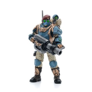Warhammer 40k Actionfigur 1/18 Astra Militarum Tempestus Scions Command Squad 55th Kappic Eagles Grenadier 12 cm
