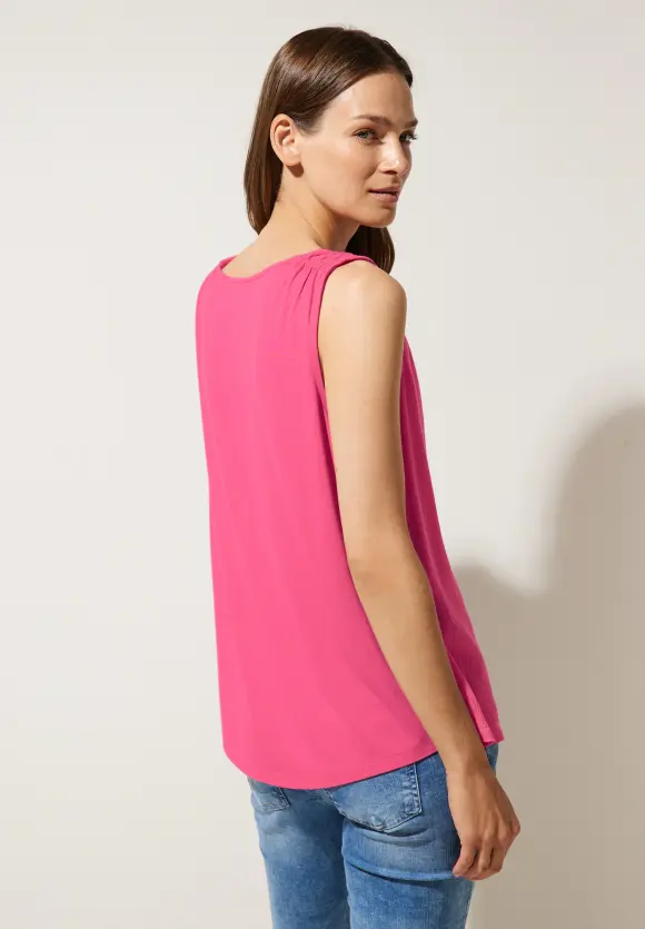 Street One Top mit Raffdetail