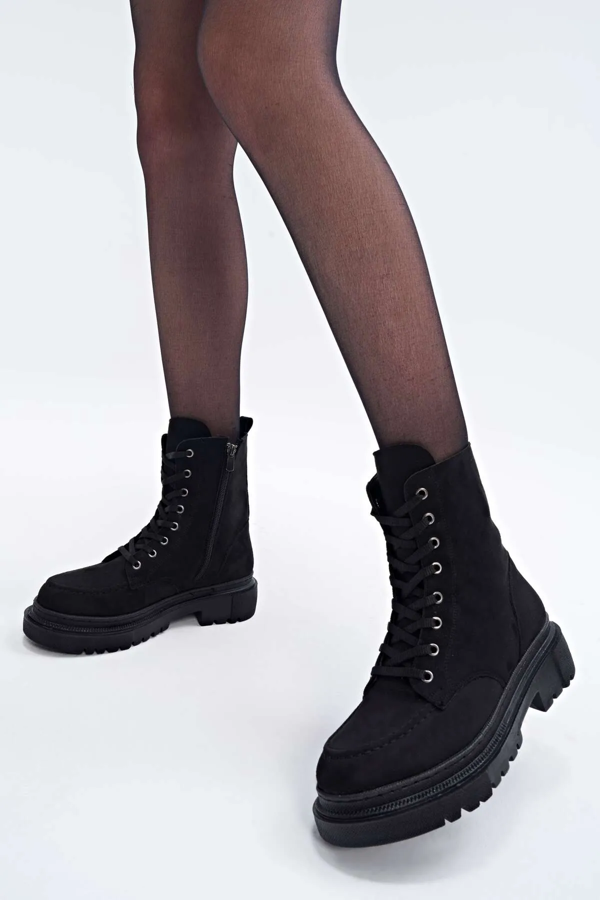 Yaya by Hotiç  Schwarze Damenstiefel01BOY251200A100
