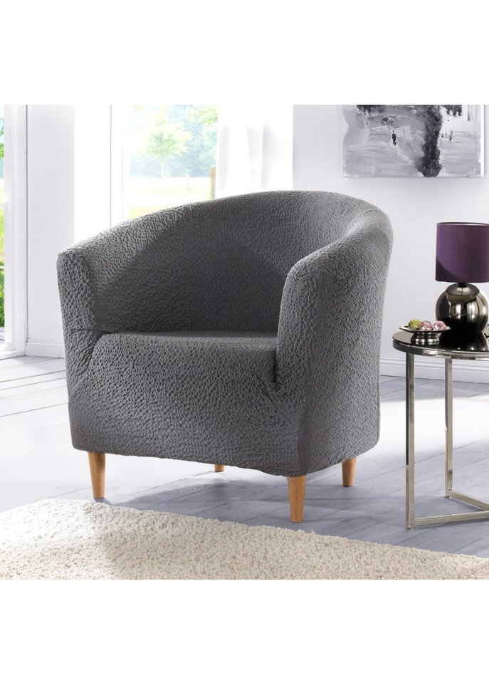 Sessel-Husse mit Crincle Design