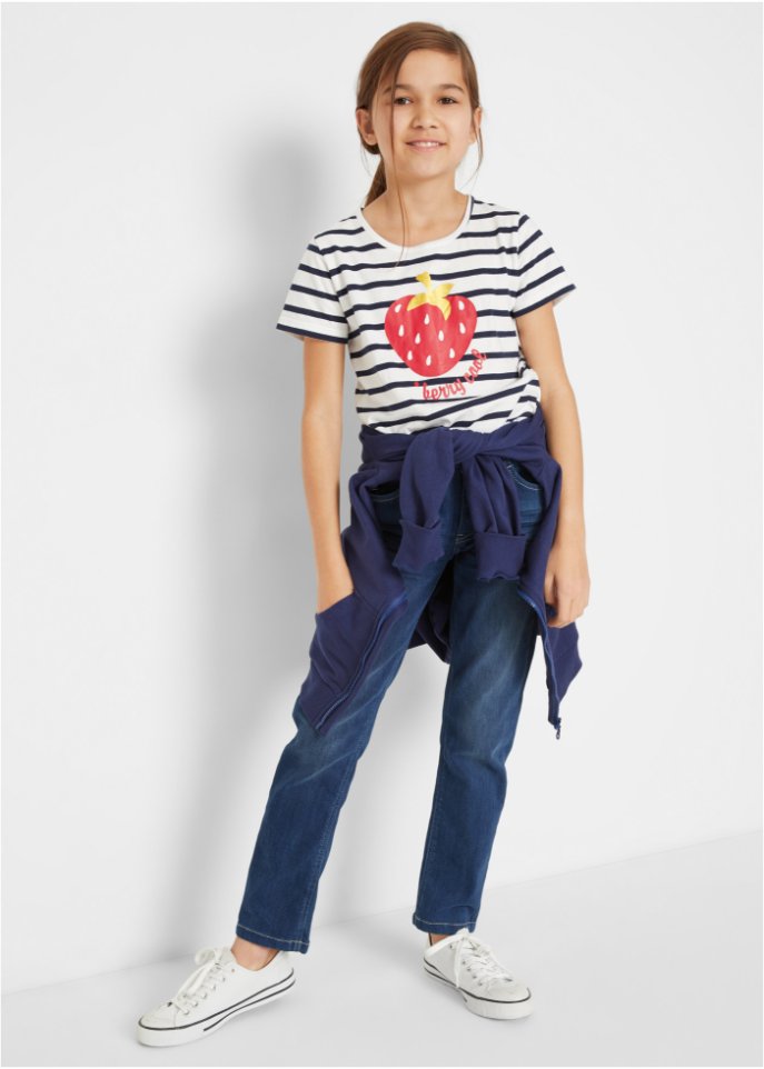 Mädchen T-Shirt (2er Pack) aus Bio-Baumwolle