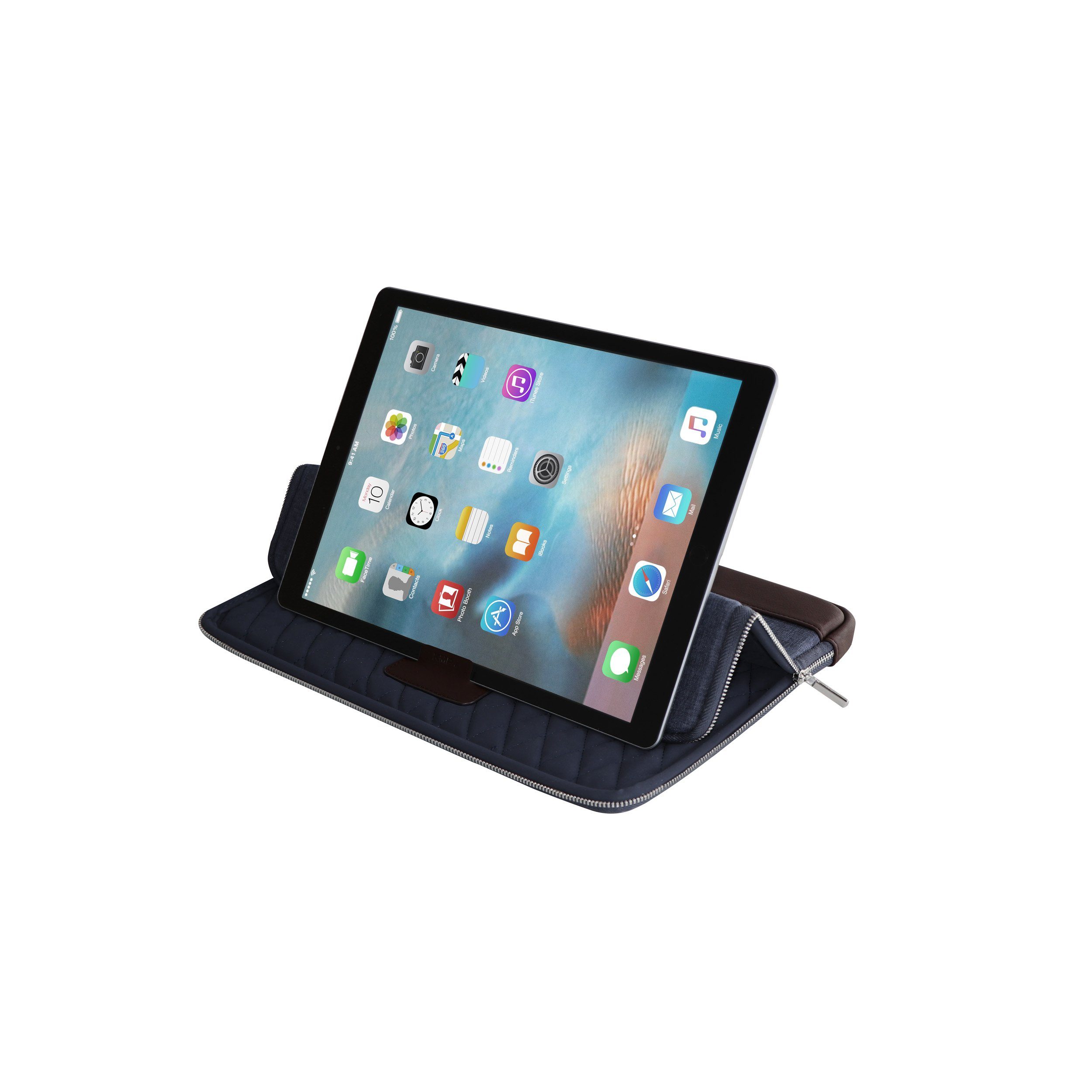 KMP Creative Lifesytle Product Laptoptasche Sleeve für MacBook Pro 13 Blue/Brown (1-tlg)