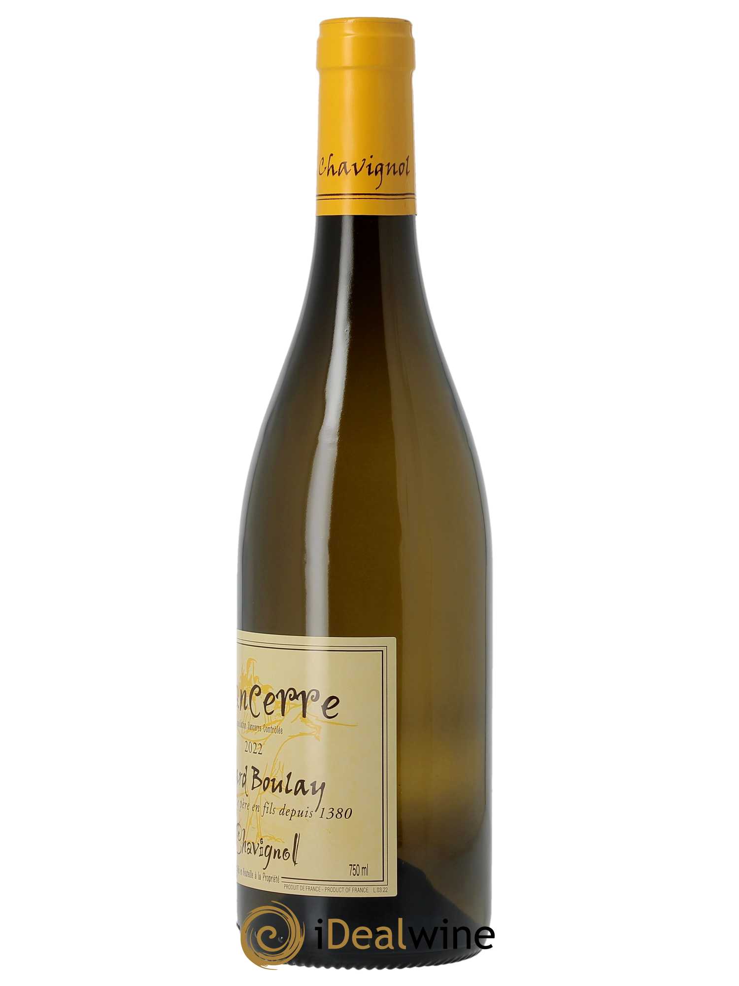 Sancerre Gérard Boulay  2022 - Lot de 1 Bouteille
