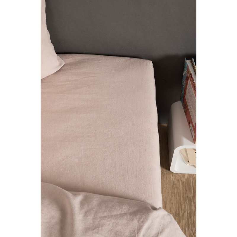 Drap housse Lin et Coton Bio 1 personne