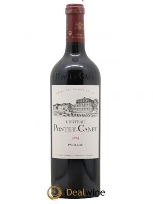 Château Pontet Canet 5ème Grand Cru Classé  2014 - Lot de 1 Bouteille