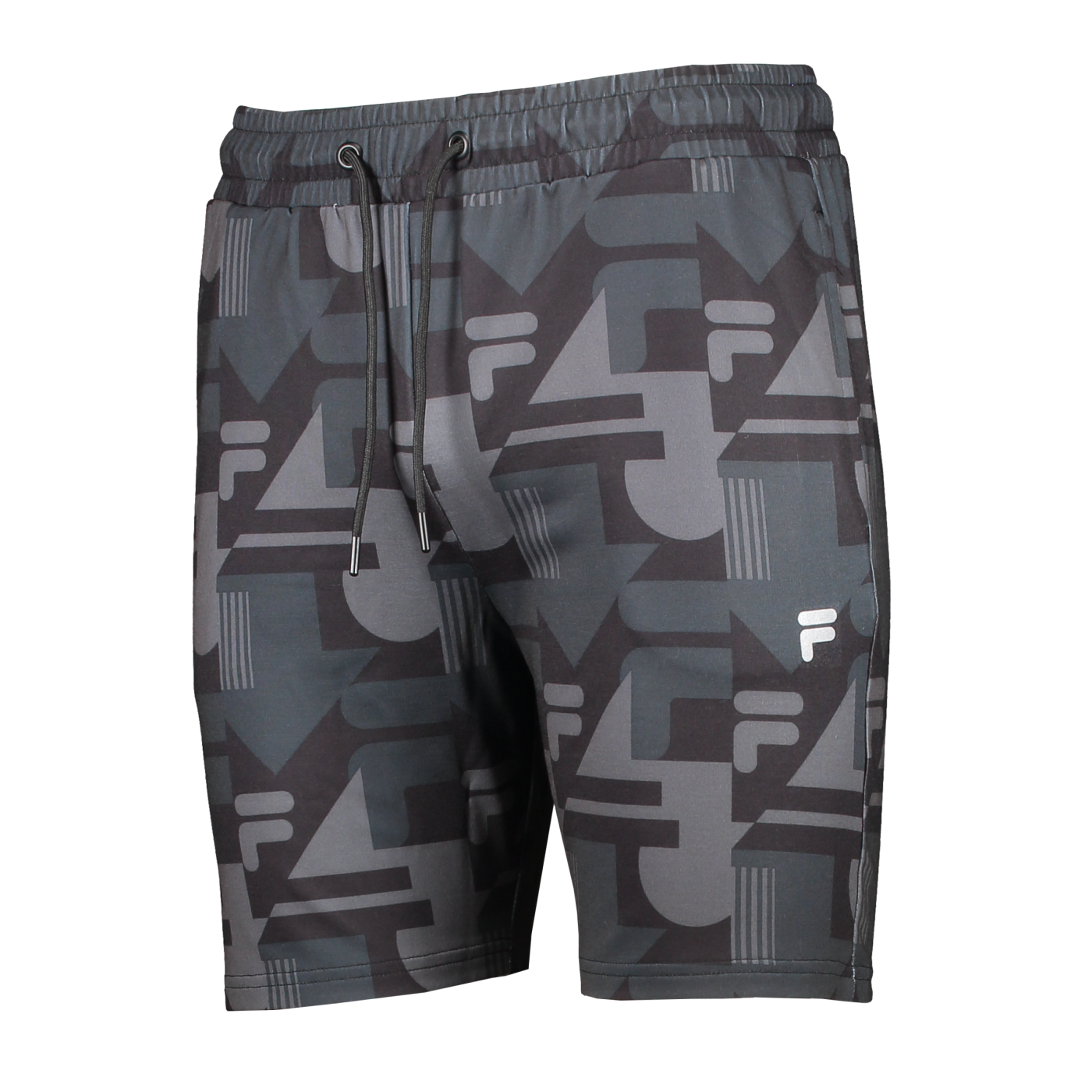 FILA RIWINE AOP Regular Short Schwarz Grau F83022