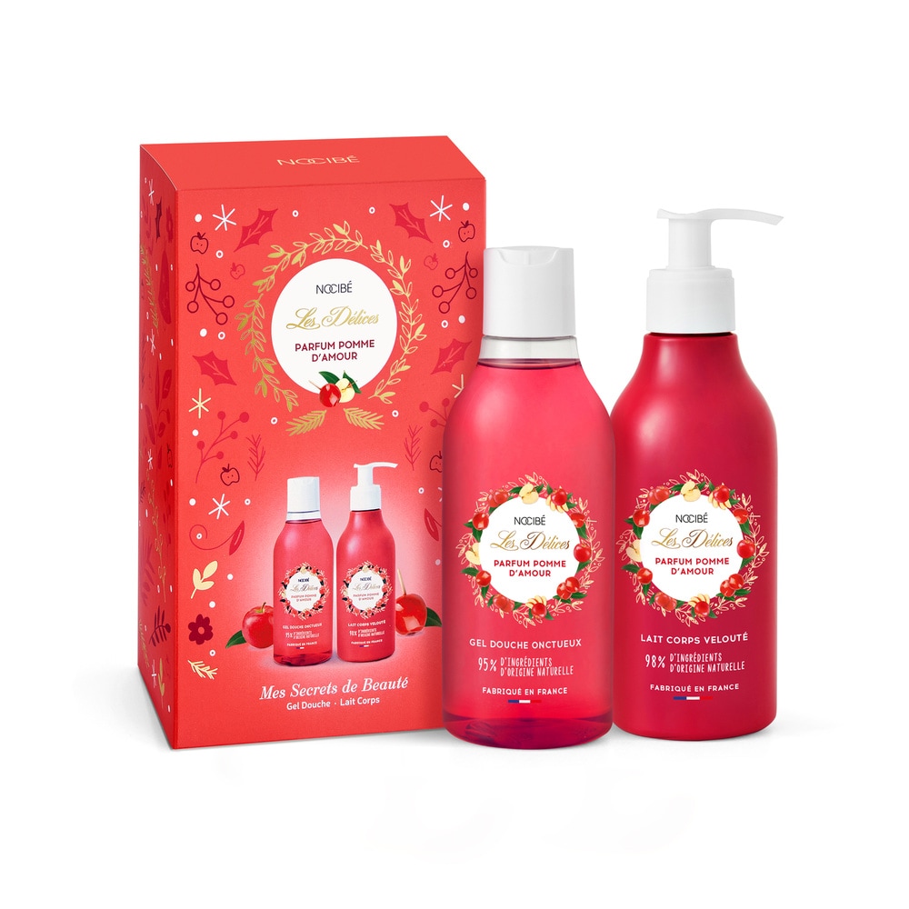 Nocibé Les Délices - Mes Secrets de Beauté Coffret bain Pomme d'Amour