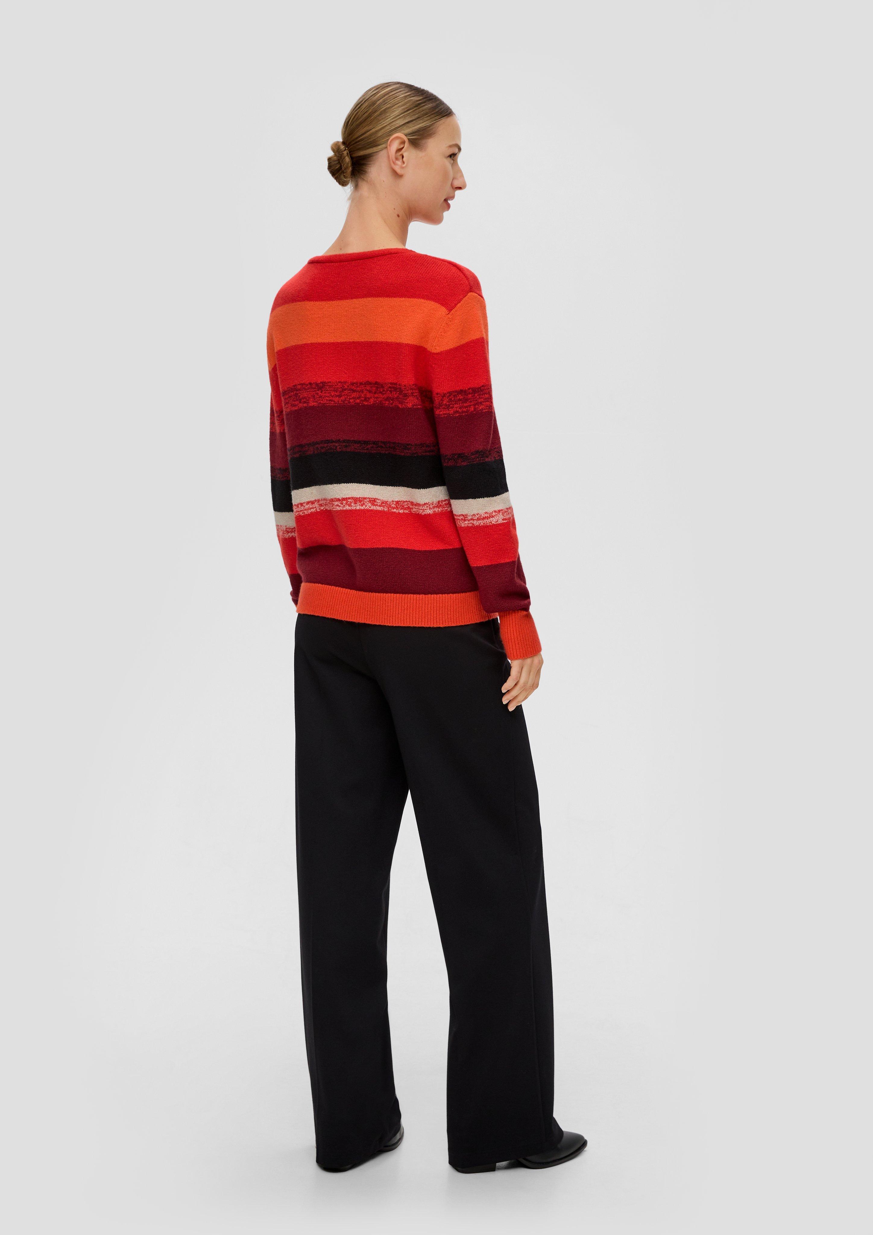 Strickpullover mit Farbverlauf-Streifen  2139085-30G1