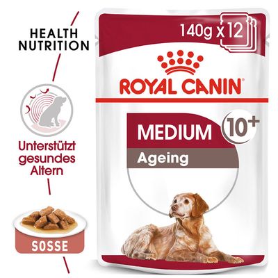 Royal Canin Medium Ageing 10+ in Soße