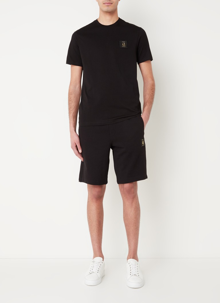 Pantaloni scurți sport cu logo Armani Exchange