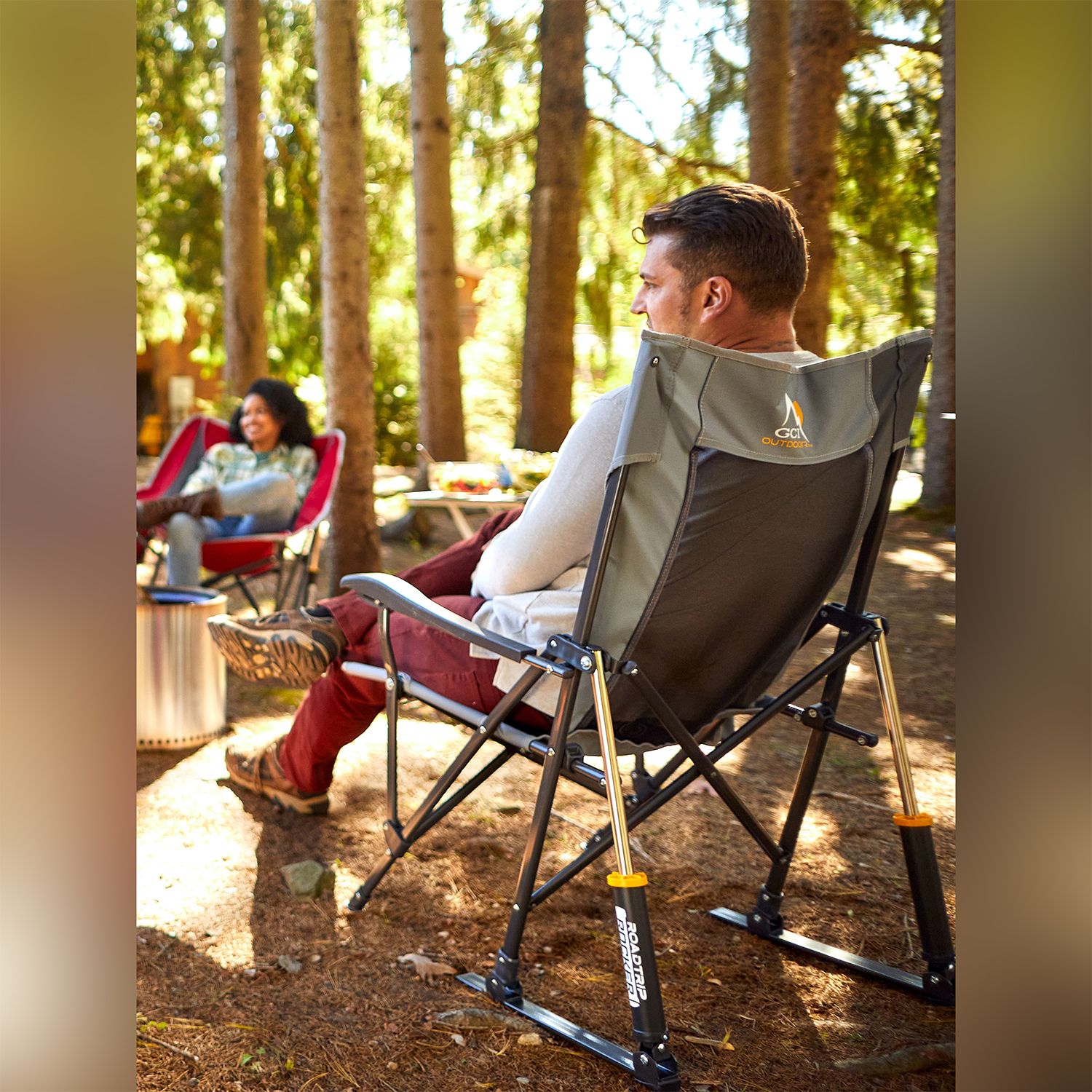 RoadTrip Rocker Schaukel-Campingstuhl