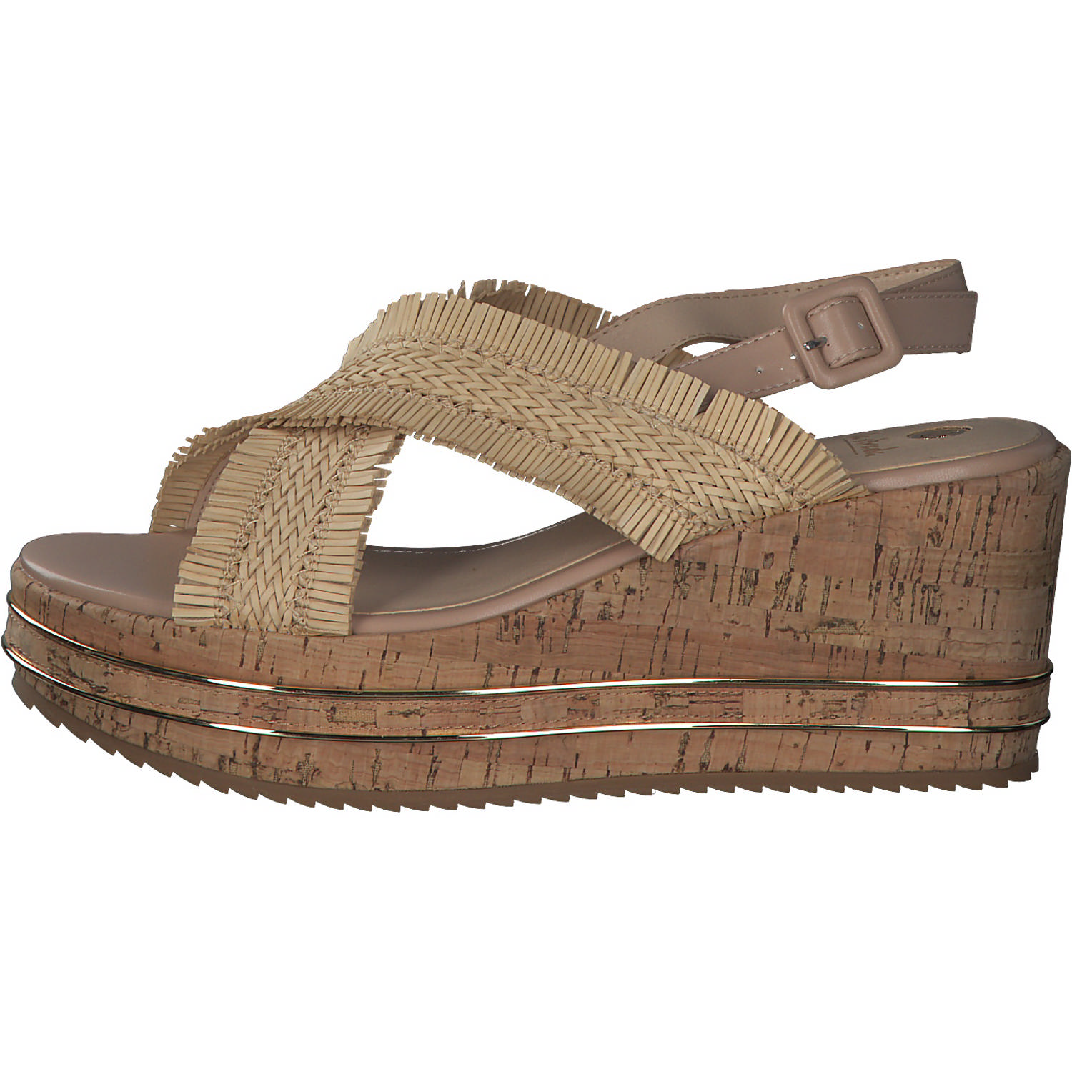 La Strada 2001329, Keilsandaletten, Damen, Beige