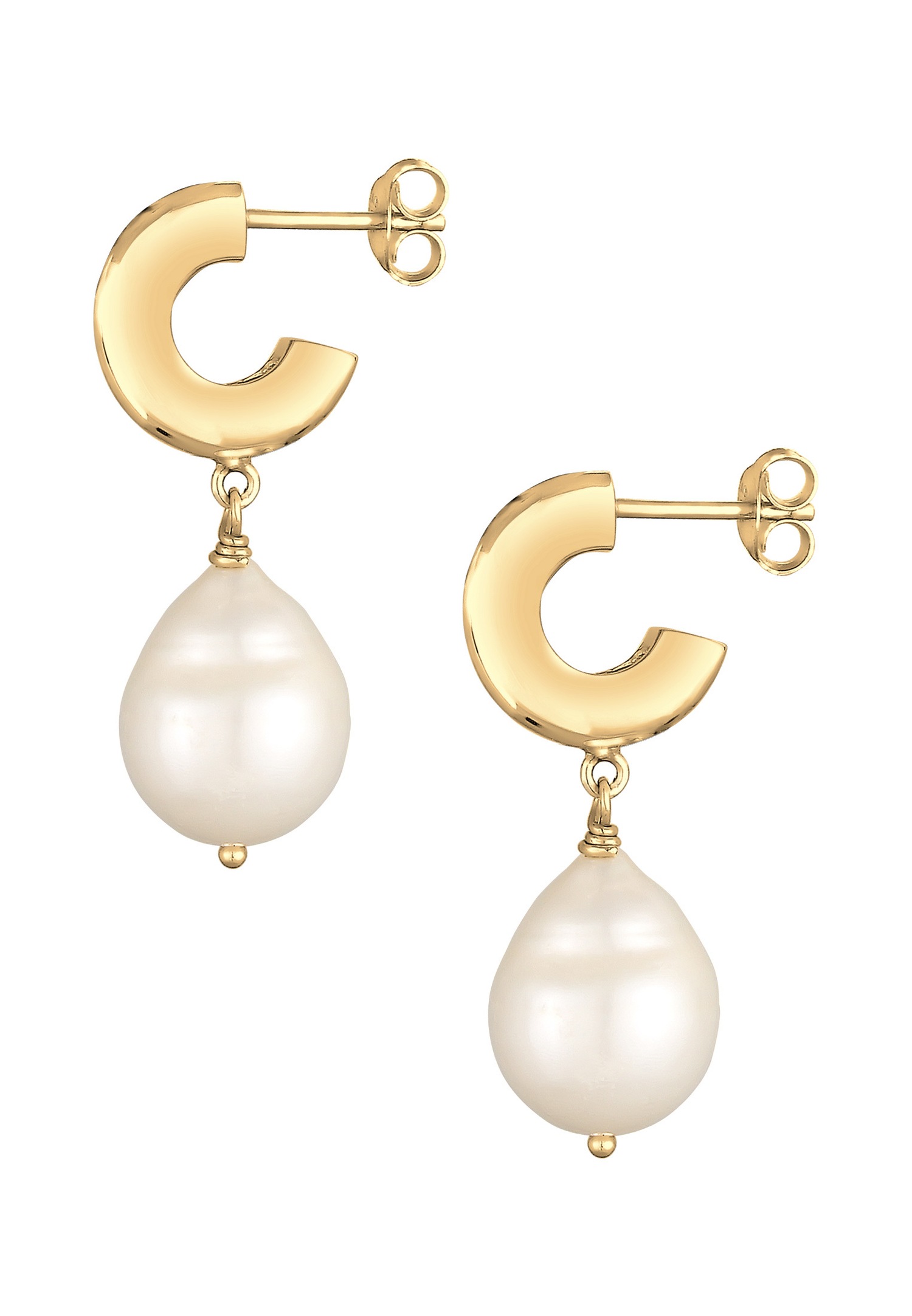 Elli Base Filigree Freshwater Cultured Pearls for Women (925/1000) Silver