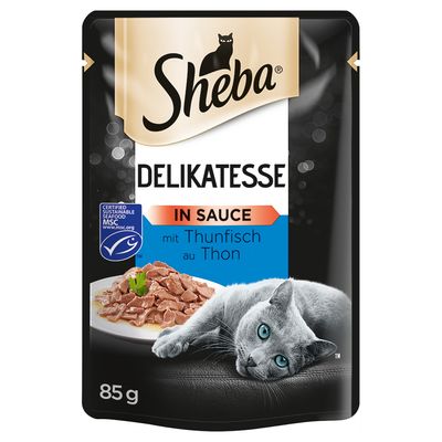 96 x 85 g Sheba Varietäten Frischebeutel zum günstigen Sparpreis!